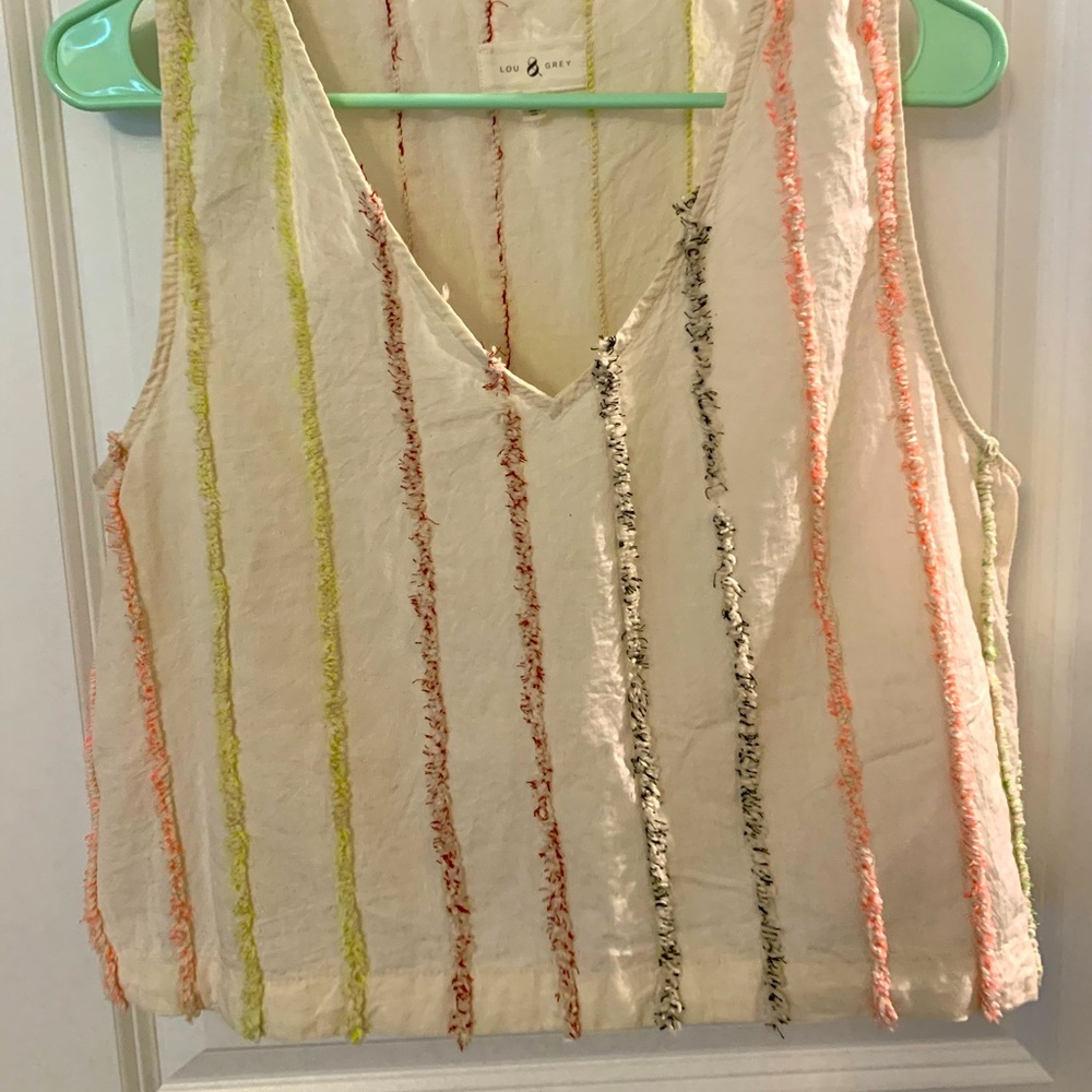 Lou and Grey Confetti Cropped Top Size Medium